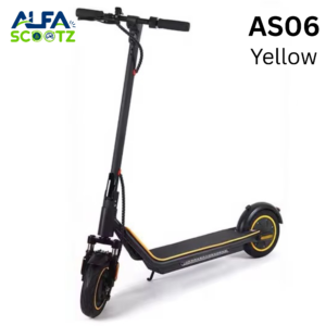 AS06 Electric Scooter with 50KM/h Speed & Long Range - Yellow