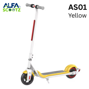 AS01 Kids Electric Scooter – Safe & Fun Ride for Ages 8-14 - Yellow
