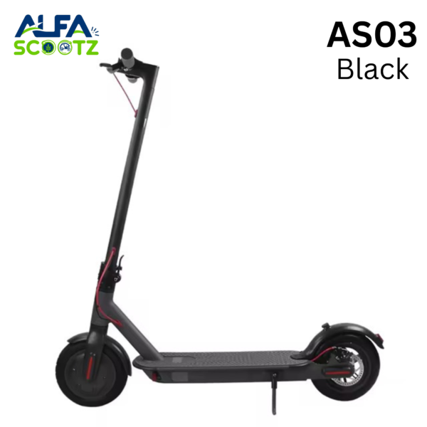 AS03 Eco Friendly Electric Scooter – Super Speed - Black Color