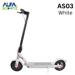 AS03 Eco Friendly Electric Scooter – Super Speed - White Color