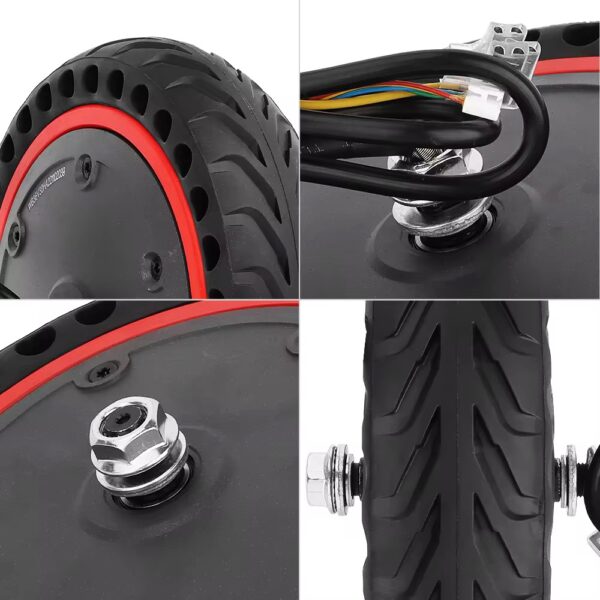 8.5-Inch Honeycomb Tyres with 350W Hub Motor – Front & Rear Set for Electric Scooters - Image 5