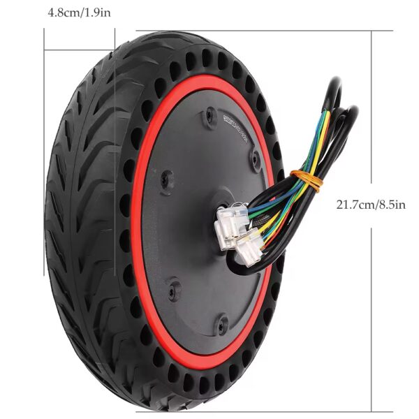 8.5-Inch Honeycomb Tyres with 350W Hub Motor – Front & Rear Set for Electric Scooters - Image 13