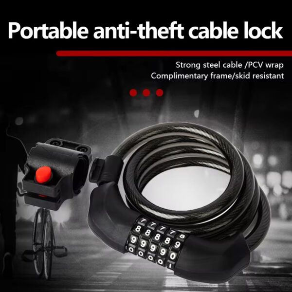 Scooter Security 5-Digit Combination Lock – Anti-Theft Protection - Image 9