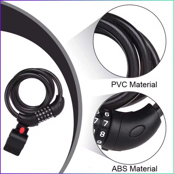 Scooter Security 5-Digit Combination Lock – Anti-Theft Protection - Image 13