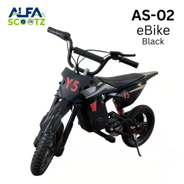 AS02 Electric Motorcycle for kids-Black