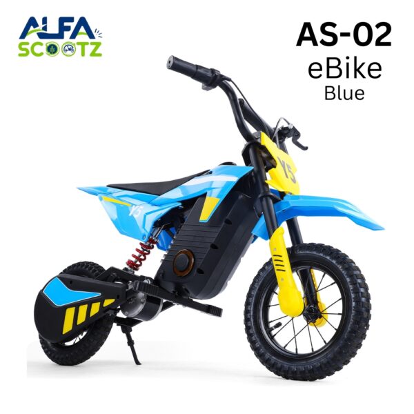 AS02 Electric Motorcycle for kids-Blue