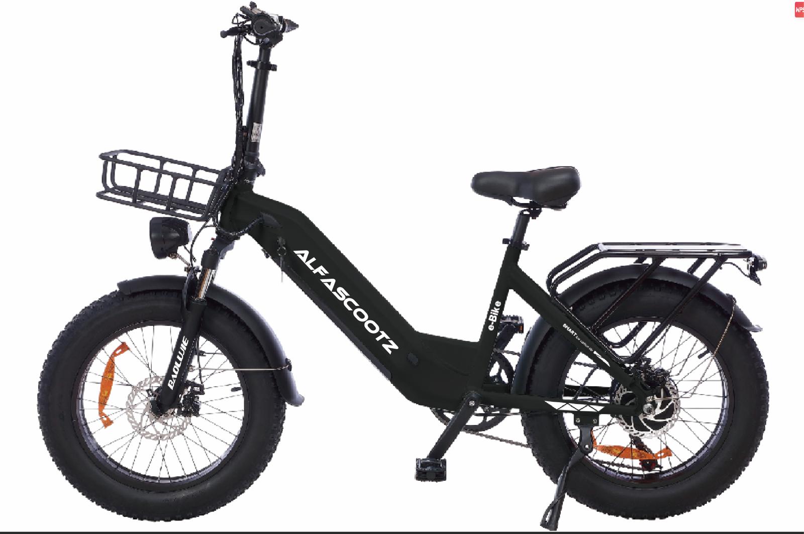 AB10 Long-Range Fat Tyre Delivery Electric Bike – 750W, 48V, 50KM+ Range - Image 2