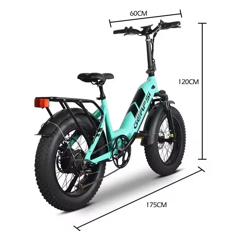 AB10 Long-Range Fat Tyre Delivery Electric Bike – 750W, 48V, 50KM+ Range - Image 3